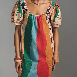 Farm Rio Super Fun Daisy Mini Dress: L